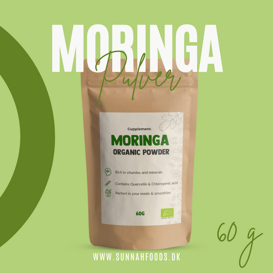 Økologisk Moringa Pulver - 60g - Sunnahfoods.dk