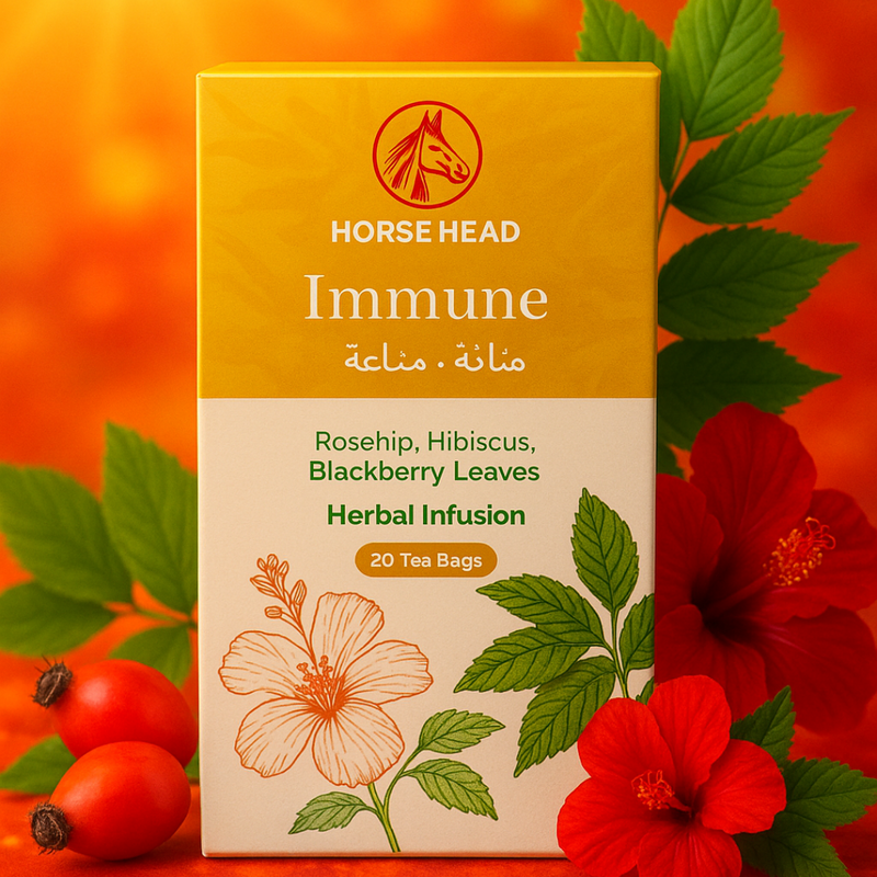 "Immune" Urte Te - Hyben, Hibiscus, Brombærblade - Sunnah Foods 