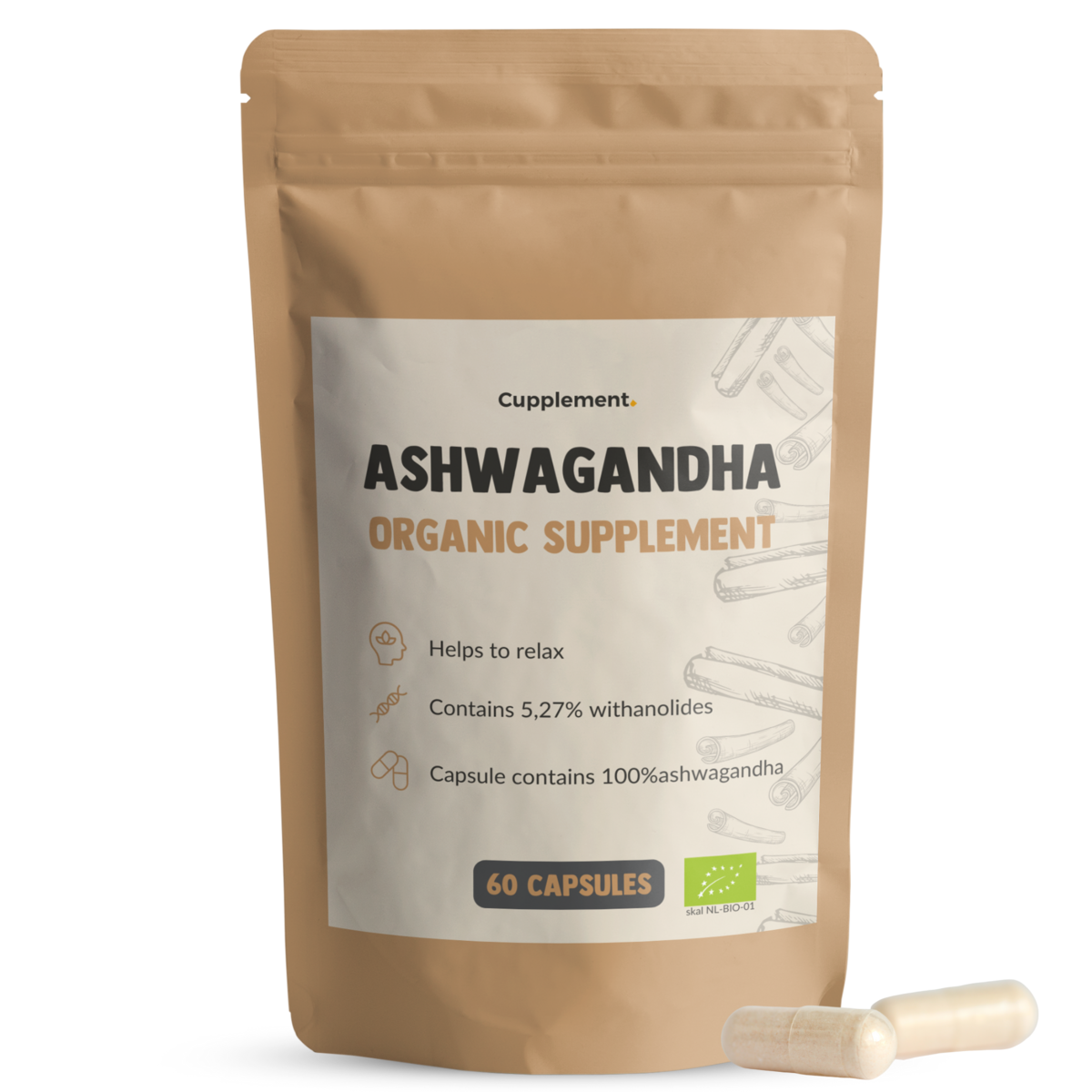 Ashwagandha KSM-66 Kapsler