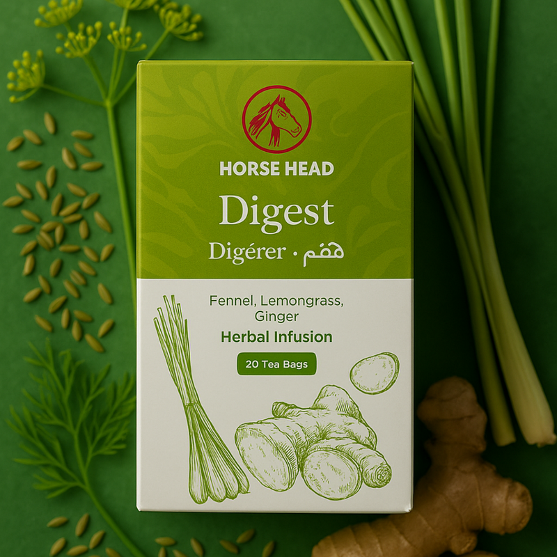 "Digest" Urte Te - Fennikel, Citrongræs, Ingefær - Sunnah Foods 