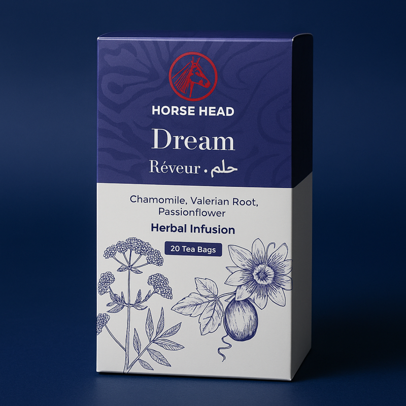 "Dream" Urte Te - Kamille, Baldrian, Passionblomst - Sunnah Foods 