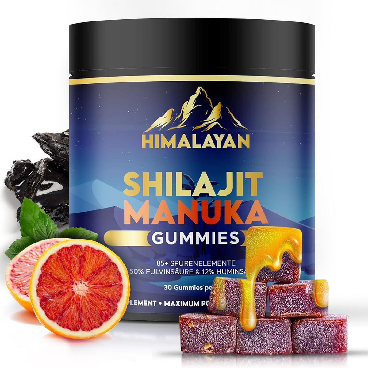 Shilajit & Manuka Honning Power Gummies