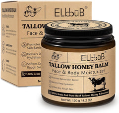 Whipped Beef Tallow Honey Cream - Ansigt & Krop - Sunnah Foods 