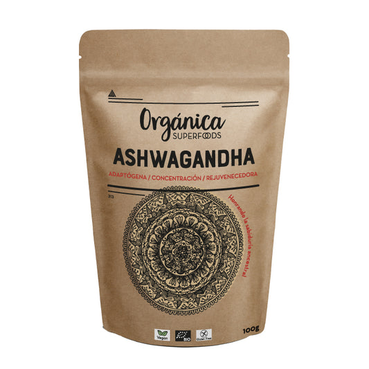 Økologisk Ashwagandha Pulver - 100g - Sunnah Foods 