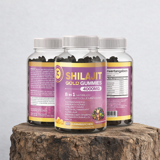 Shilajit Gummies 8-i-1 - Manuka, Ginseng, Blackseed mm. - Sunnah Foods 