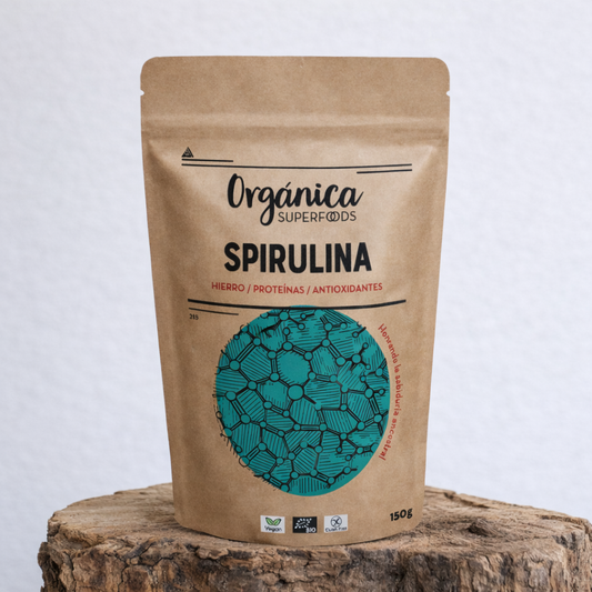 Grøn Spirulina Pulver – 100g - Sunnah Foods 