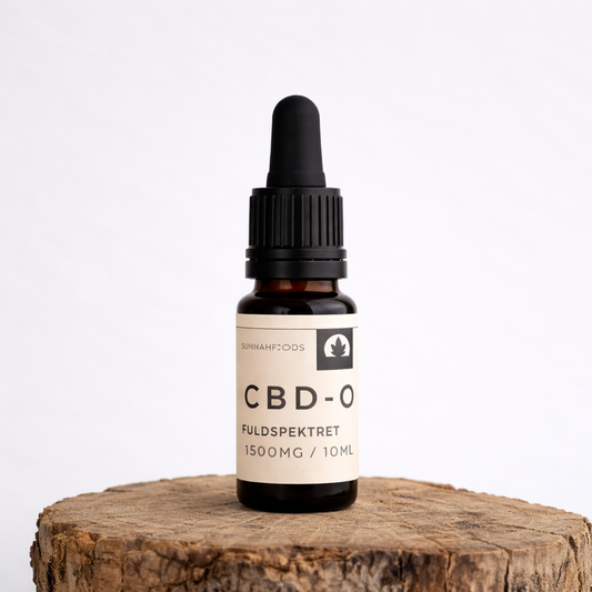 CBD Olie 15% - Fuldspektret - 10 ml - Sunnah Foods 