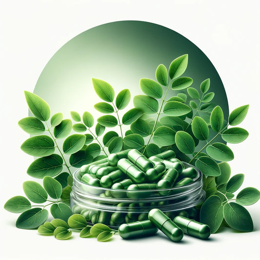 Øko Moringa Kapsler - 60 stk - Sunnahfoods.dk