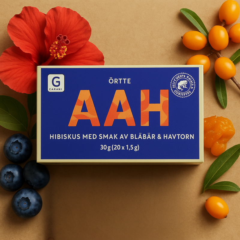 IMMUNE GLOW TE – Hibiscus, Blåbær & Havtorn