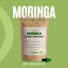 Øko Moringa Kapsler - 60 stk - Sunnahfoods.dk