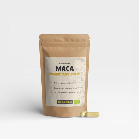 Økologiske Maca Kapsler 500 mg - Sunnah Foods 