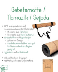 Bedetæppe lavet af øko kork og natur gummi. Anti bakteriel og anti allergi - Sunnahfoods.dk