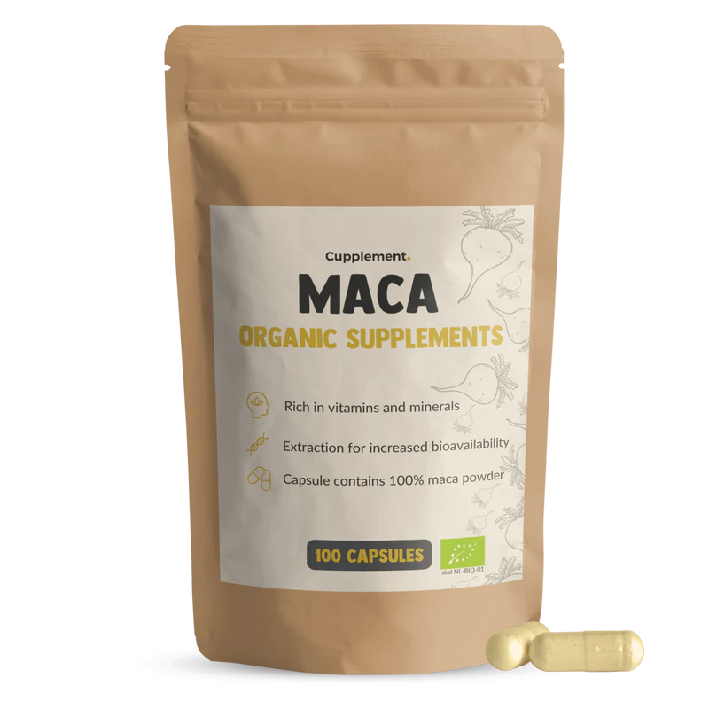 Økologiske Maca Kapsler 500 mg - Sunnah Foods 