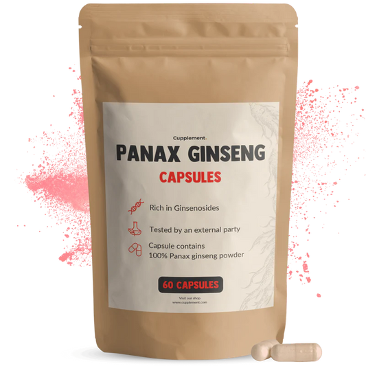 Panax Ginseng Ekstrakt Kapsler - 500 mg - Sunnah Foods 