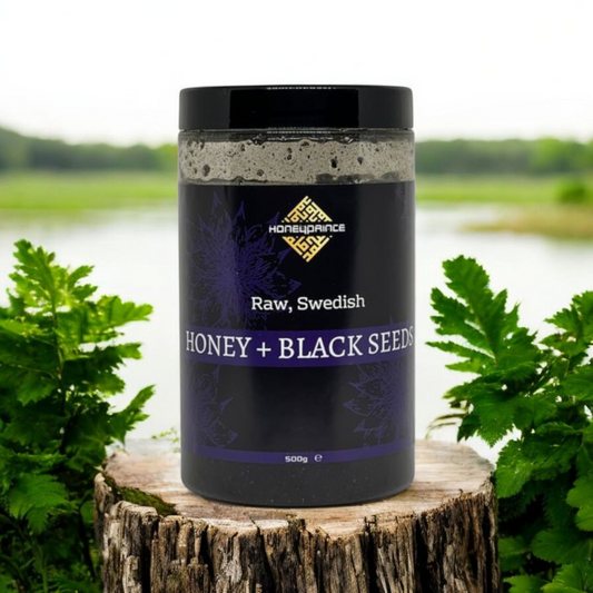 Svensk Skovhonning m. Blackseed - 500g - Sunnah Foods 