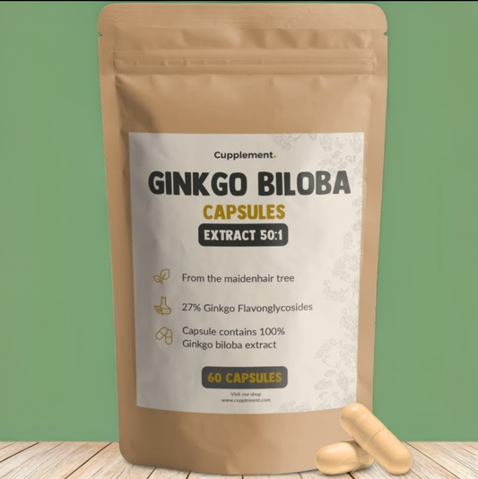 Ginkgo Biloba Kapsler 100 mg - Kinesisk Tradition - Sunnah Foods 