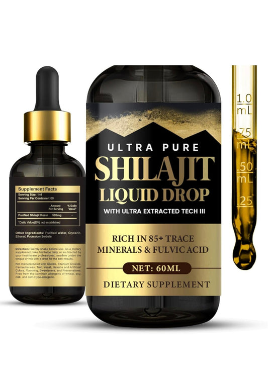 Shilajit Drops - 60ml - Sunnah Foods 