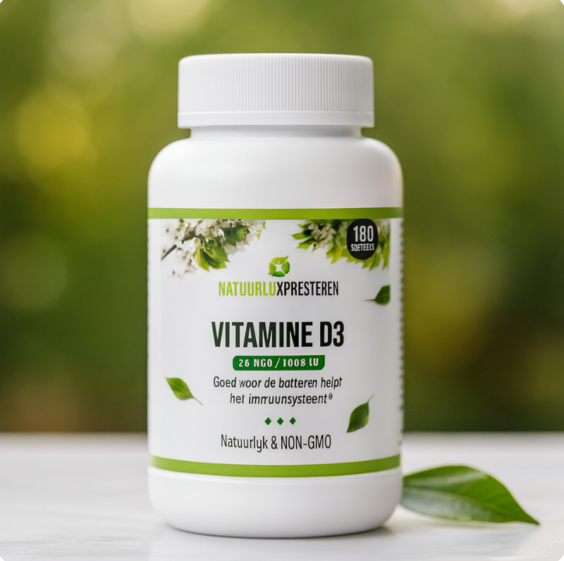 Vitamin D3 25 mcg - 180 kapsler