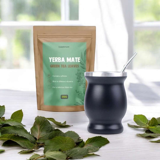 Mate Te, Kop & Bombilla COMBO - Sunnah Foods 