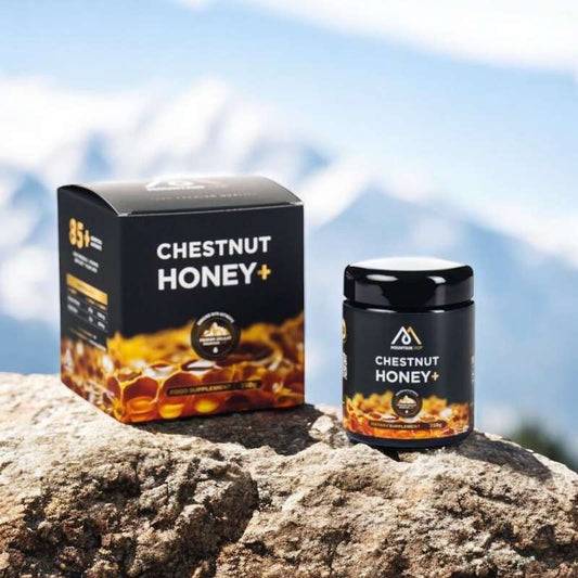 Mountaindrop® Shilajit + Kastanje Honning 350g - Sunnah Foods 