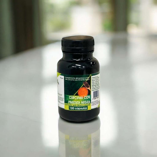 Gurkemeje & Sort Peber Kapsler - 100 stk - Sunnah Foods 