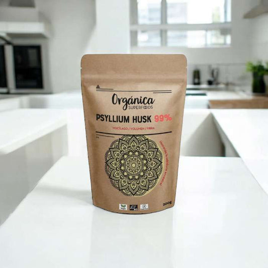 Økologisk Psyllium Husk - 200 gram - Sunnah Foods 
