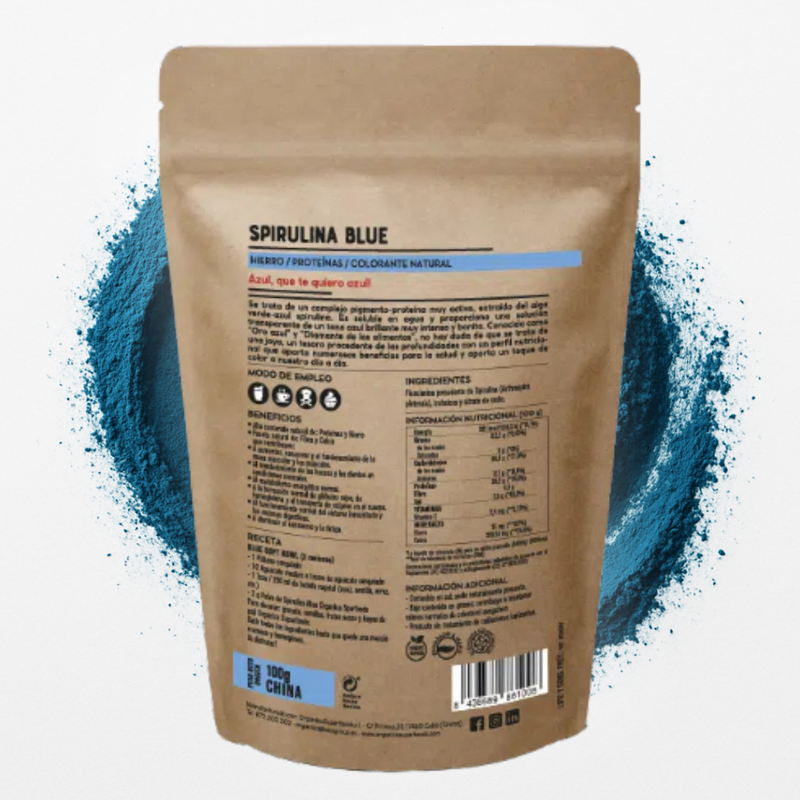 Blå Spirulina Pulver – 100g