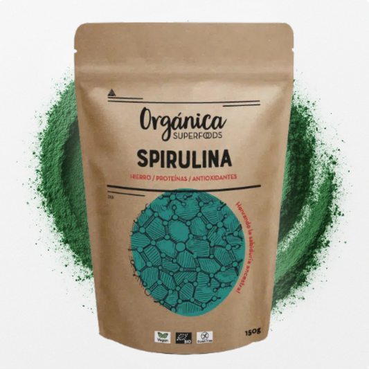 Grøn Spirulina Pulver – 100g - Sunnah Foods 