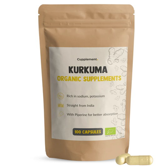 Økologiske Gurkemeje Kapsler 600 mg – 100 stk - Sunnah Foods 