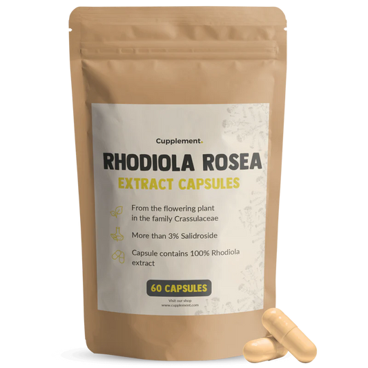 Rhodiola Rosea Kapsler 100mg (Rosenrod) - Sunnah Foods 