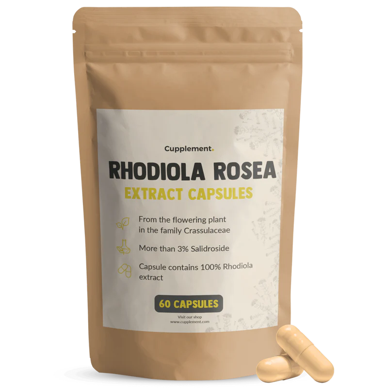 Rhodiola Rosea Kapsler 100mg (Rosenrod)