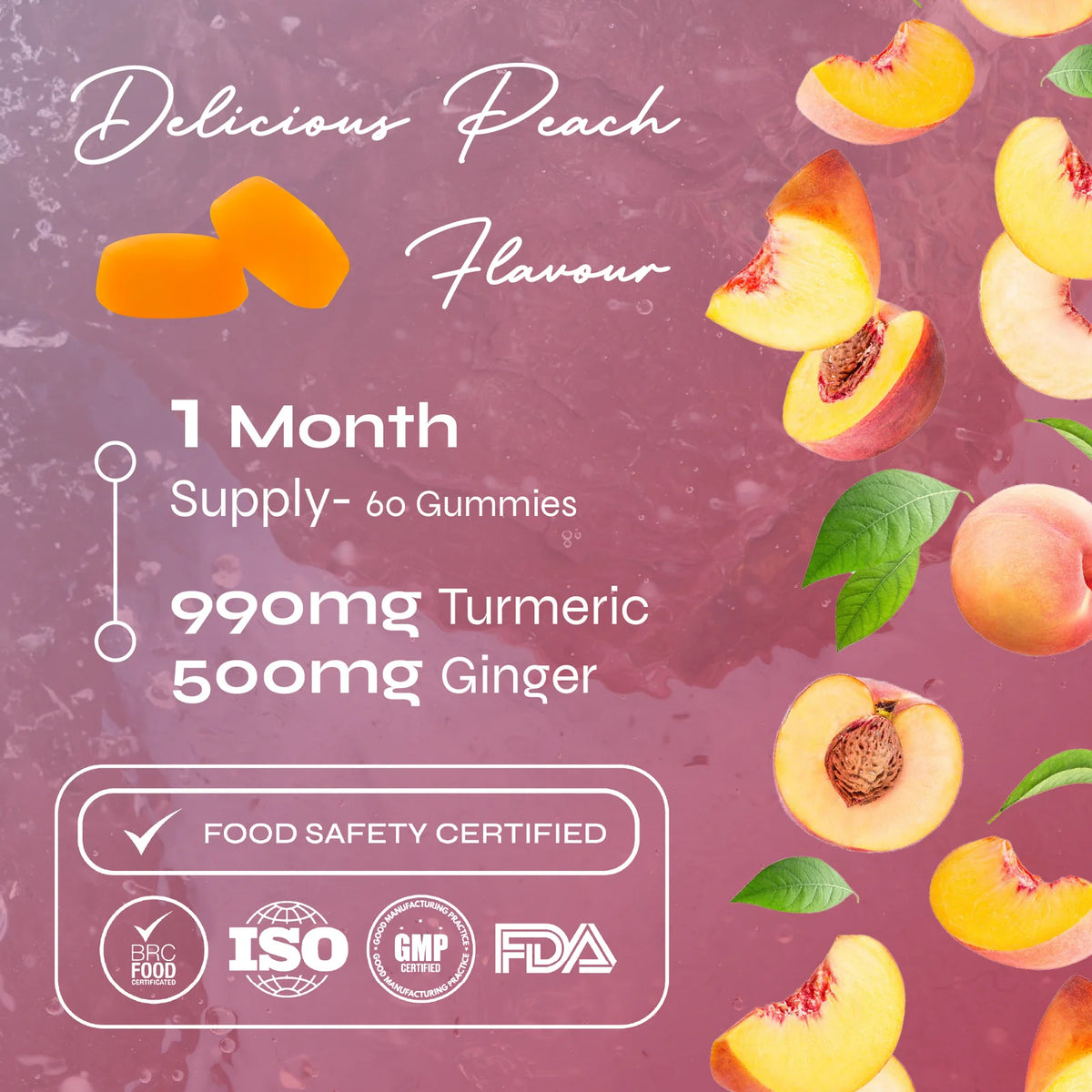 Turmeric & Ginger Gummies – 60stk